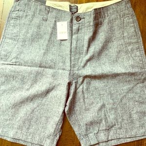 New J. Crew Men’s Linen Blue Shorts